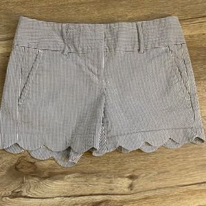 Ann Taylor Scalloped Shorts
